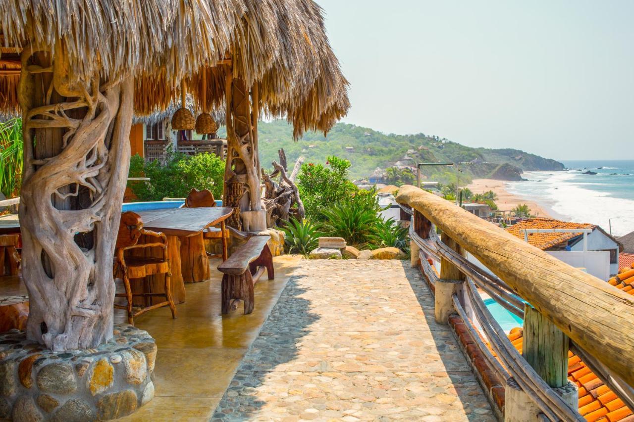 Cabanas Las 3 Marias San Agustinillo Dış mekan fotoğraf